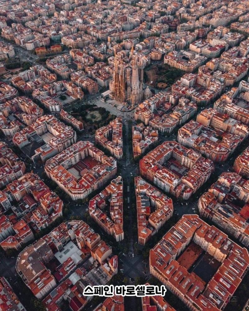 세계 유명 도시들에서 찍은 항공샷.jpg(서울 포함) | 인스티즈