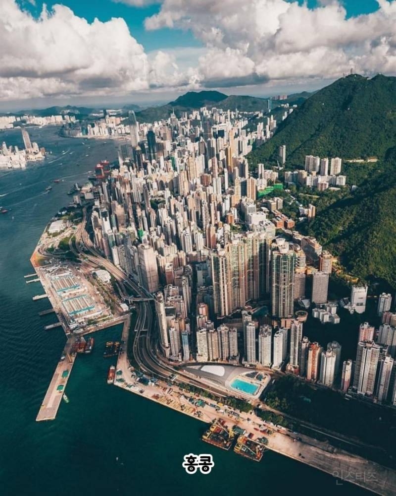 세계 유명 도시들에서 찍은 항공샷.jpg(서울 포함) | 인스티즈