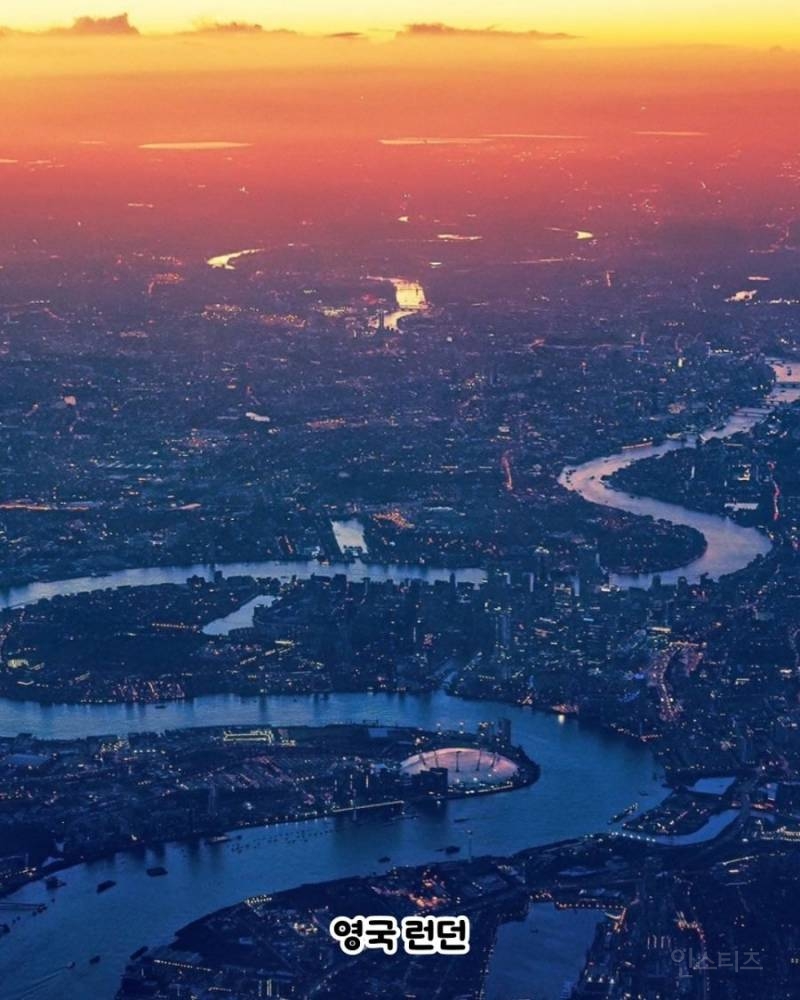 세계 유명 도시들에서 찍은 항공샷.jpg(서울 포함) | 인스티즈