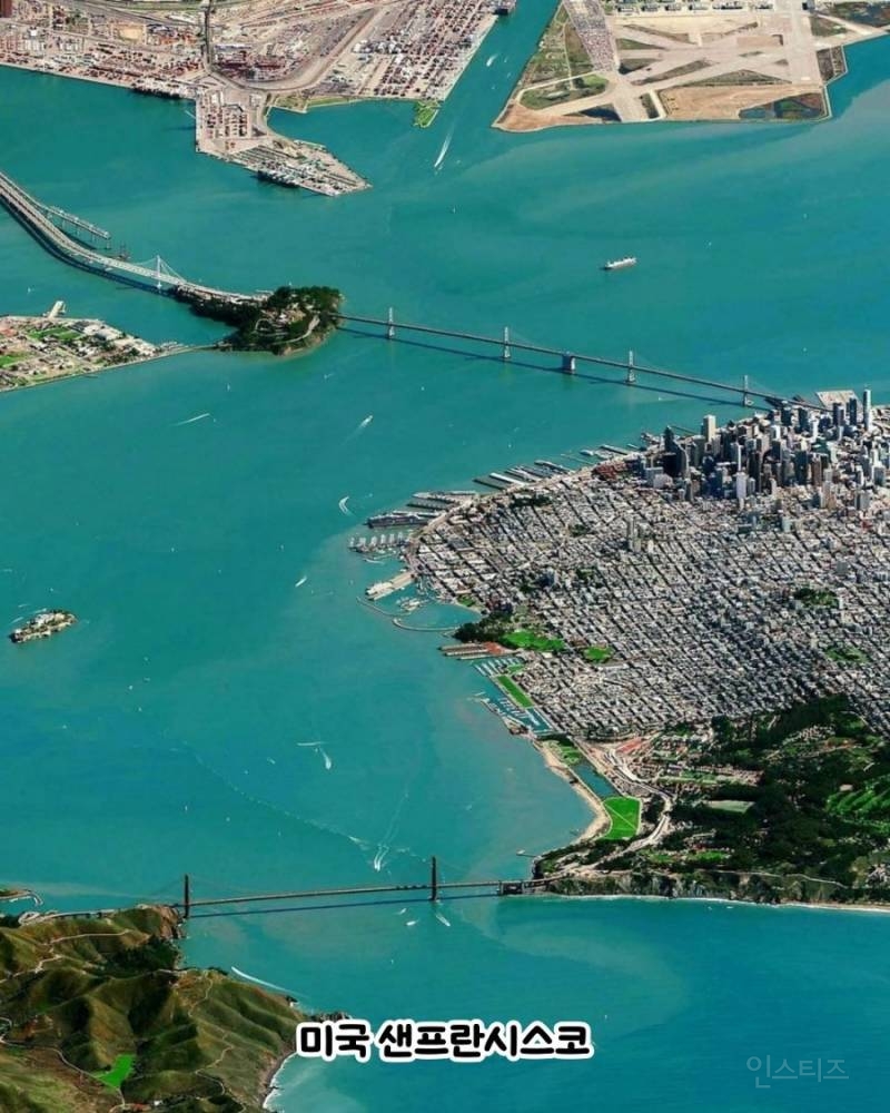 세계 유명 도시들에서 찍은 항공샷.jpg(서울 포함) | 인스티즈