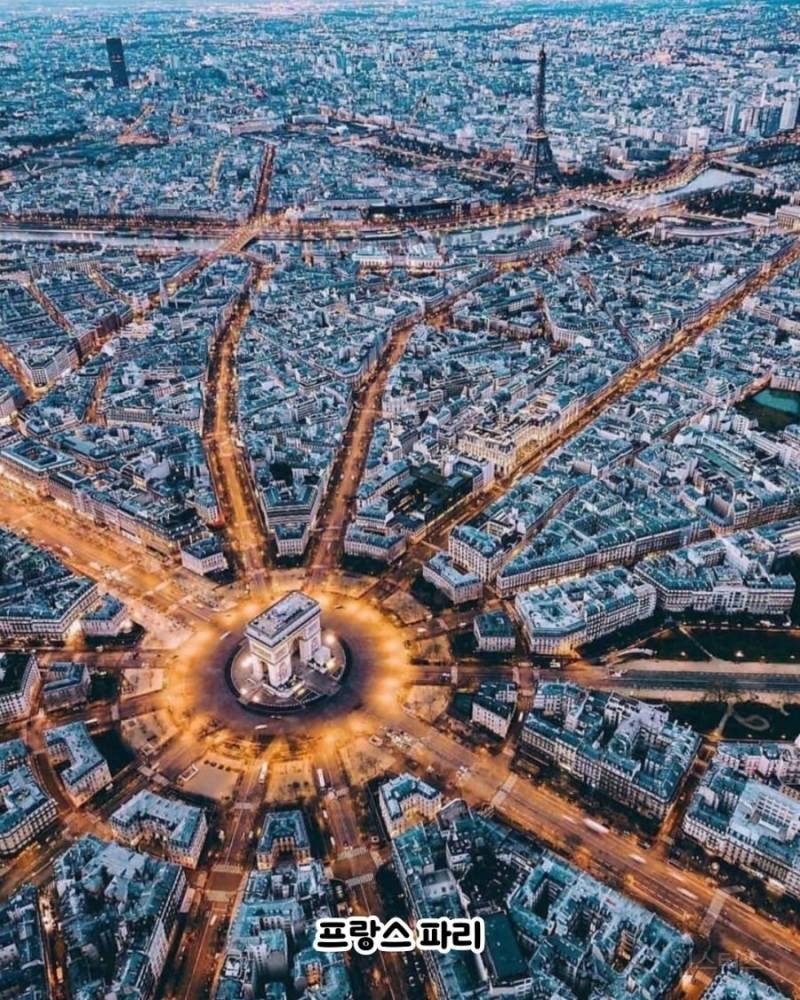 세계 유명 도시들에서 찍은 항공샷.jpg(서울 포함) | 인스티즈