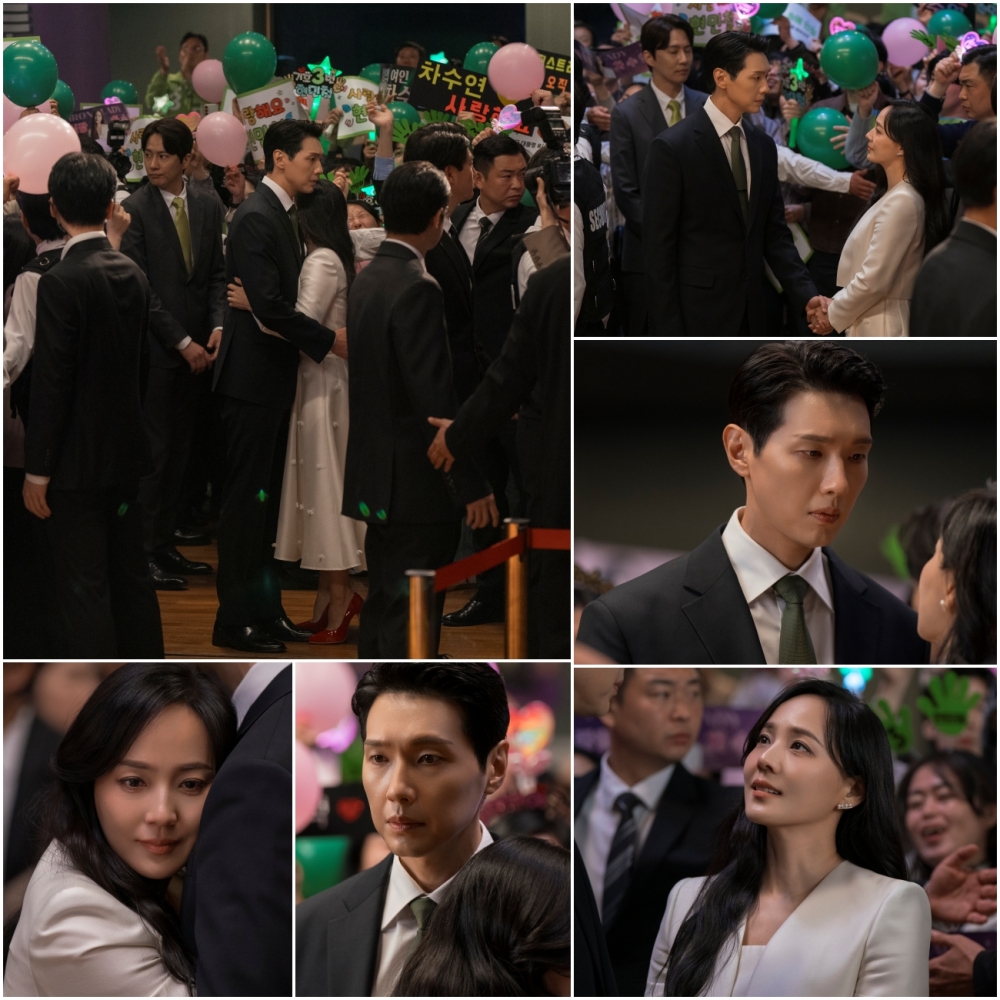 [정보/소식] '퍼스트레이디' 유진, 지현우 대통령 당선에 와락 포옹 "우리가 해냈어" | 인스티즈