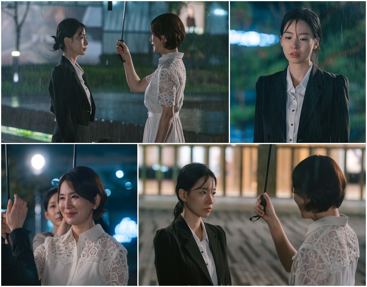 [정보/소식] '친밀한 리플리' 이시아-이일화, 25년 만에 극적인 만남 갖는 '우중(雨中) 재회' 현장 | 인스티즈