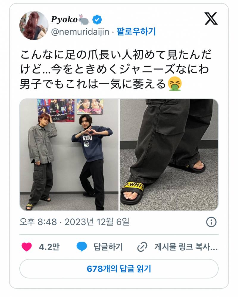 발톱 하나로 나락갈뻔했다는 일본 아이돌..JPG | 인스티즈