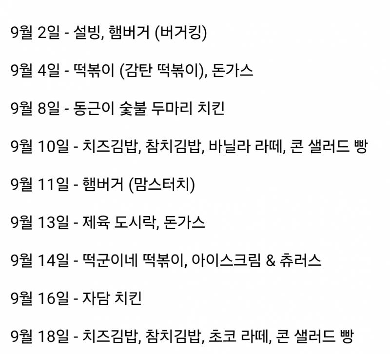 [잡담] 올해 배달 음식 시켜 먹은 거 또 정리해 봤다 ..‼️ | 인스티즈