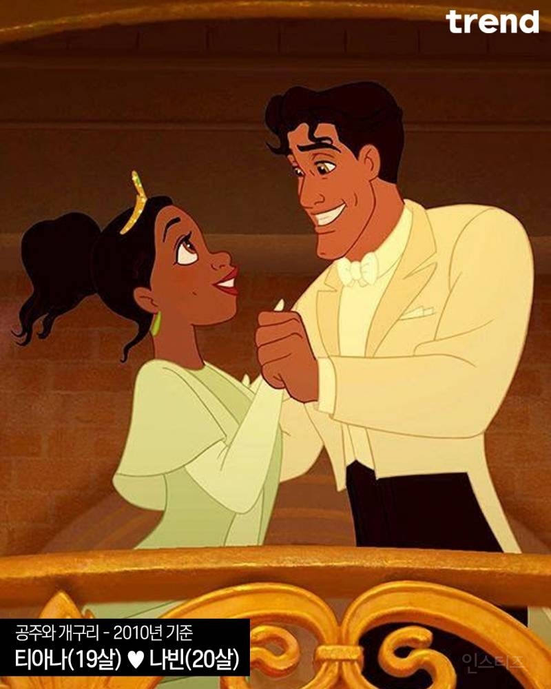 디즈니 커플들 나이차이 모음 | 인스티즈