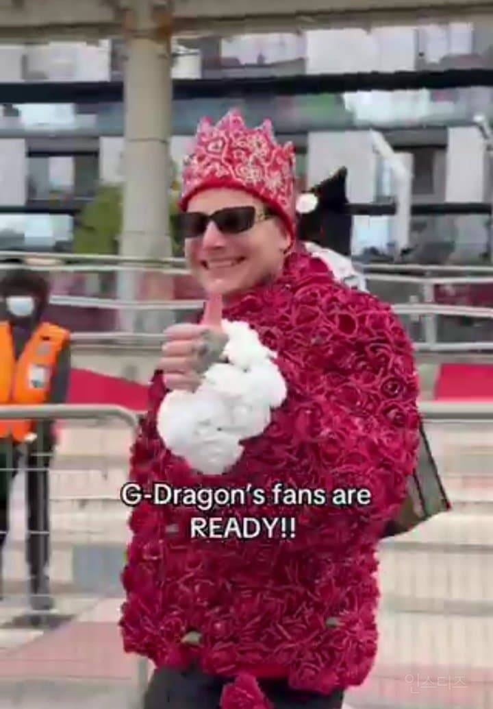 페스티벌 저리가라인 지디 파리 공연장 팬들 아웃핏 | 인스티즈