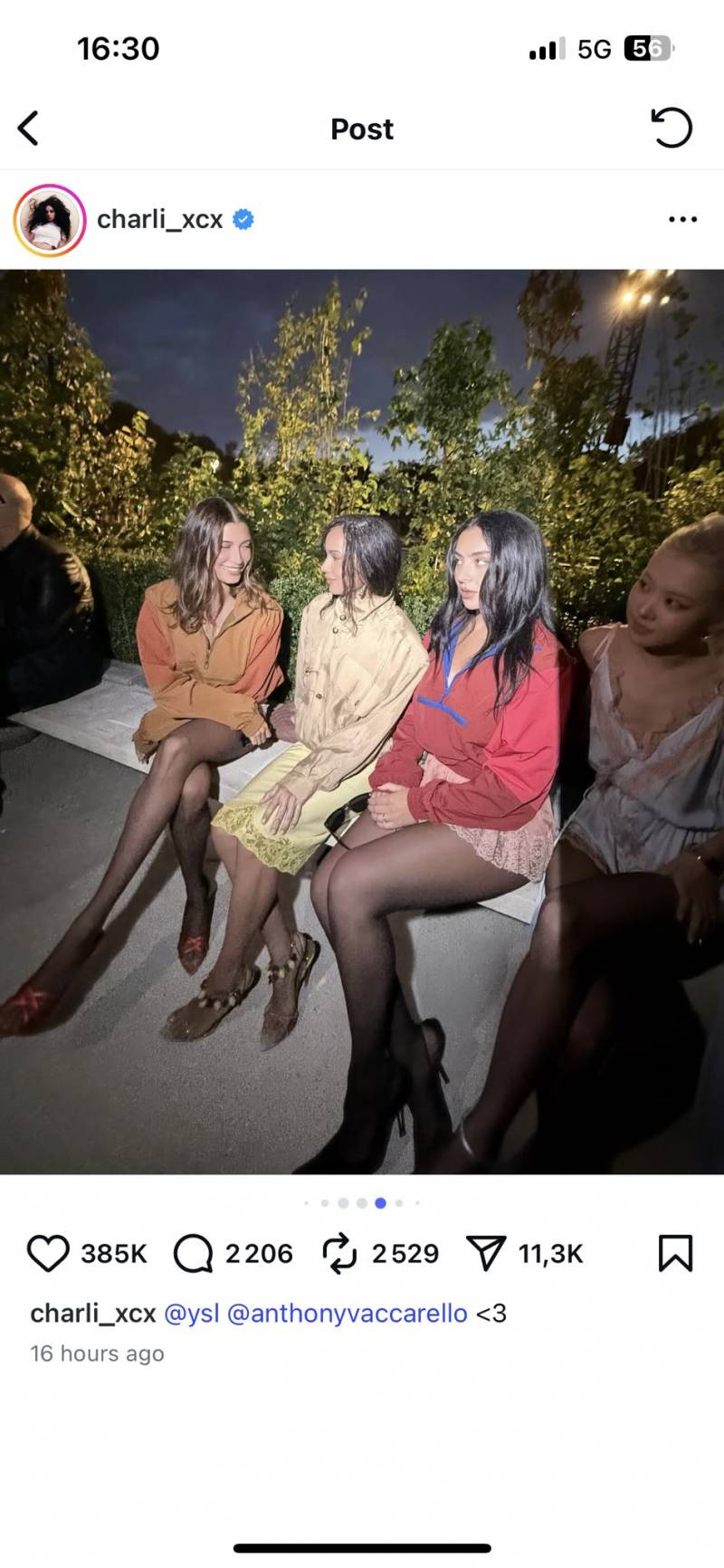 로제 인종차별했다고 말나오는 찰리xcx | 인스티즈