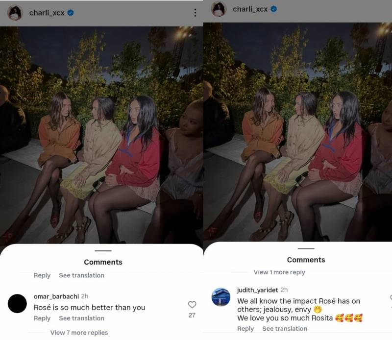 로제 인종차별했다고 말나오는 찰리xcx | 인스티즈