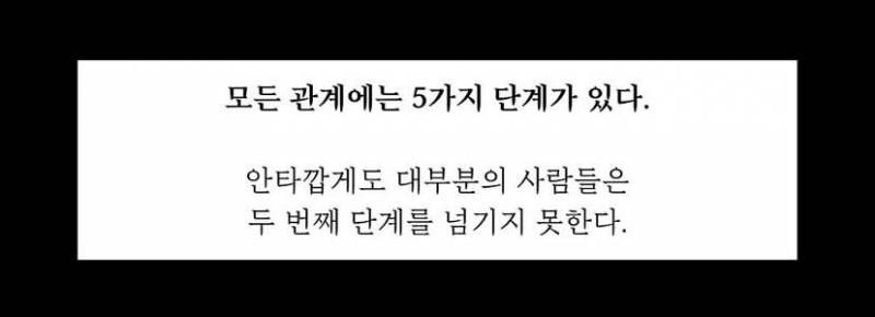 [잡담] 관계의 5단계래 다들 지금 몇 단계인 것 같아? | 인스티즈