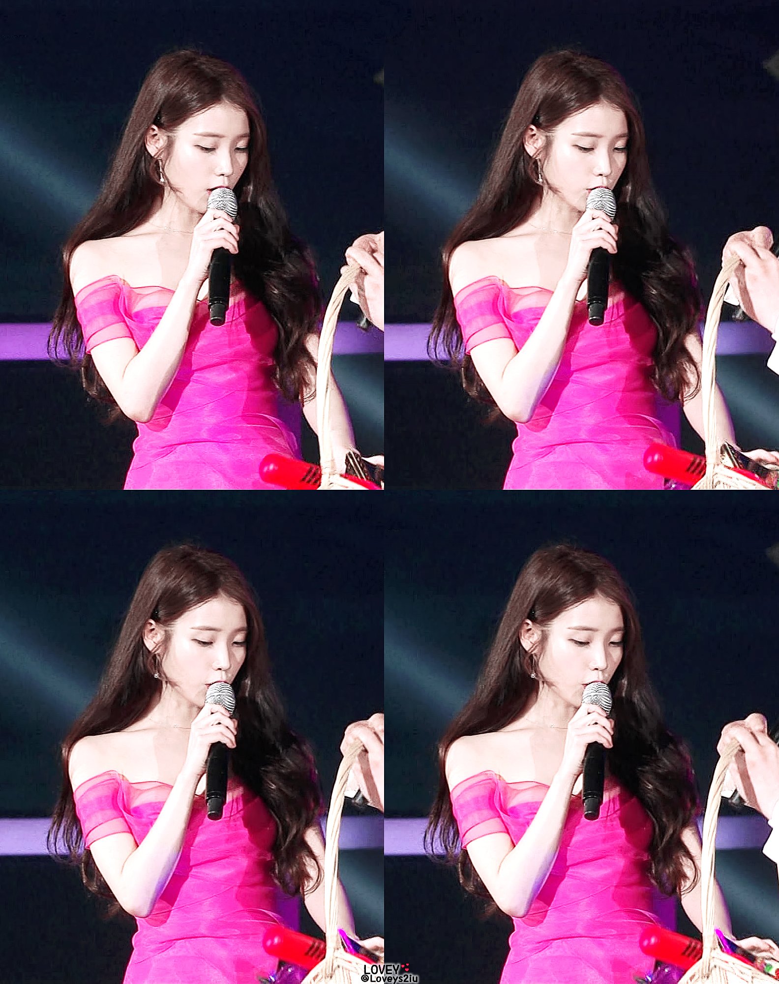 [잡담] 아이유 핑크색 드레스 너무 이뻤는데 | 인스티즈