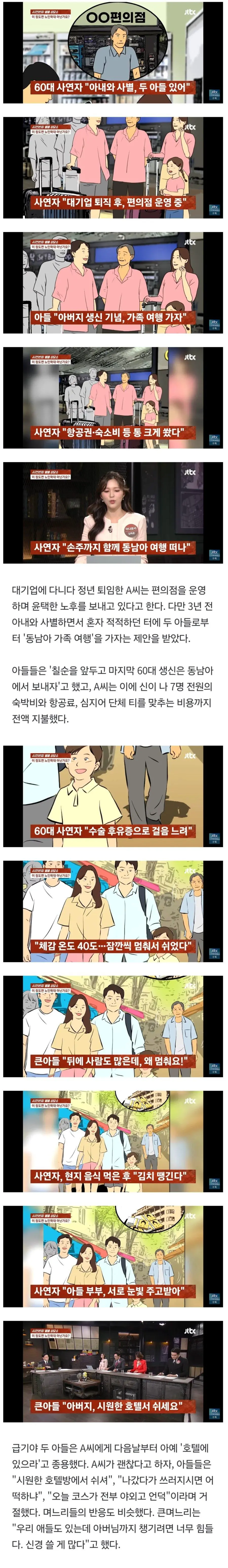 가족여행 가서 정 다 떨어졌다는 아버지 | 인스티즈