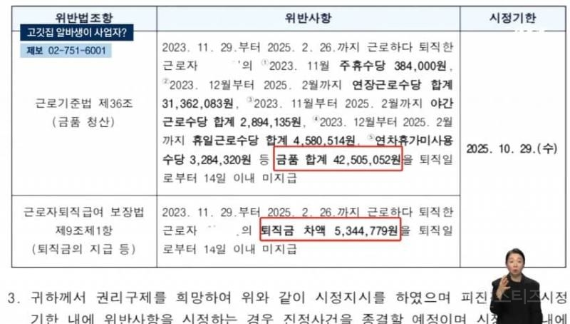 매출 100억" 고깃집 대표, 청년 임금 떼먹고 "세상좁잖아" | 인스티즈