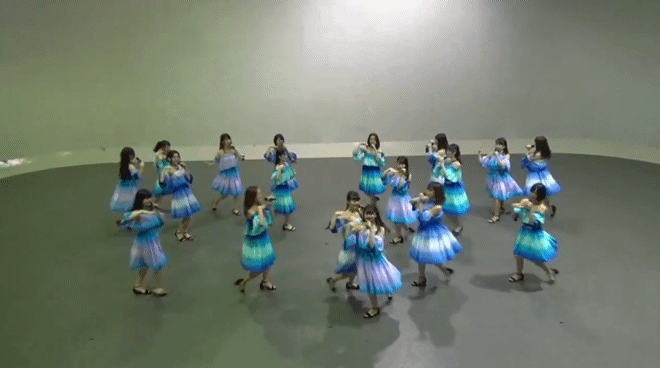 나 일본 다인원 여돌st 안무동선 개좋아함....gif | 인스티즈