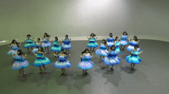 나 일본 다인원 여돌st 안무동선 개좋아함....gif | 인스티즈