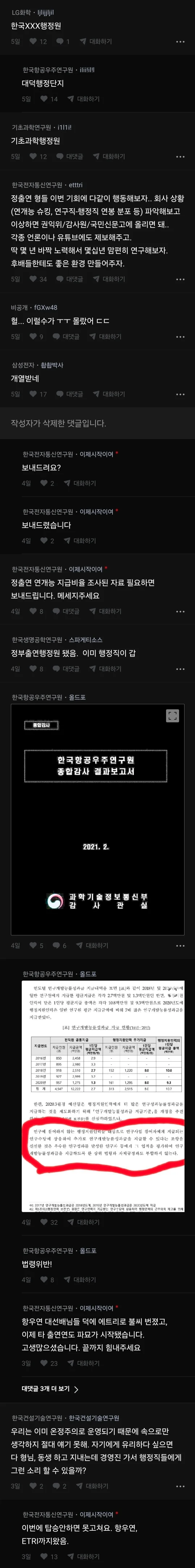 🚨정부 연구개발비 엉뚱한데 쓰여서 난리난리(feat 블라인드)🚨 | 인스티즈