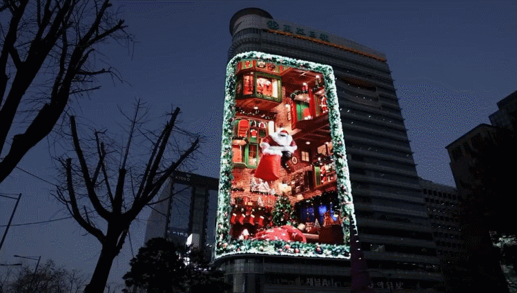 광화문에서 볼 수 있는 초대형 산타클로스 ㄷㄷ | 인스티즈