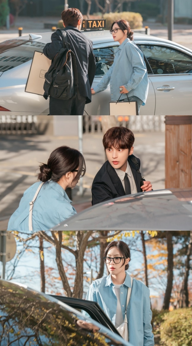 [정보/소식] 첫번째남자) MBC '첫 번째 남자' 함은정·윤선우, 운명적 첫 만남은 택시 쟁탈전? | 인스티즈
