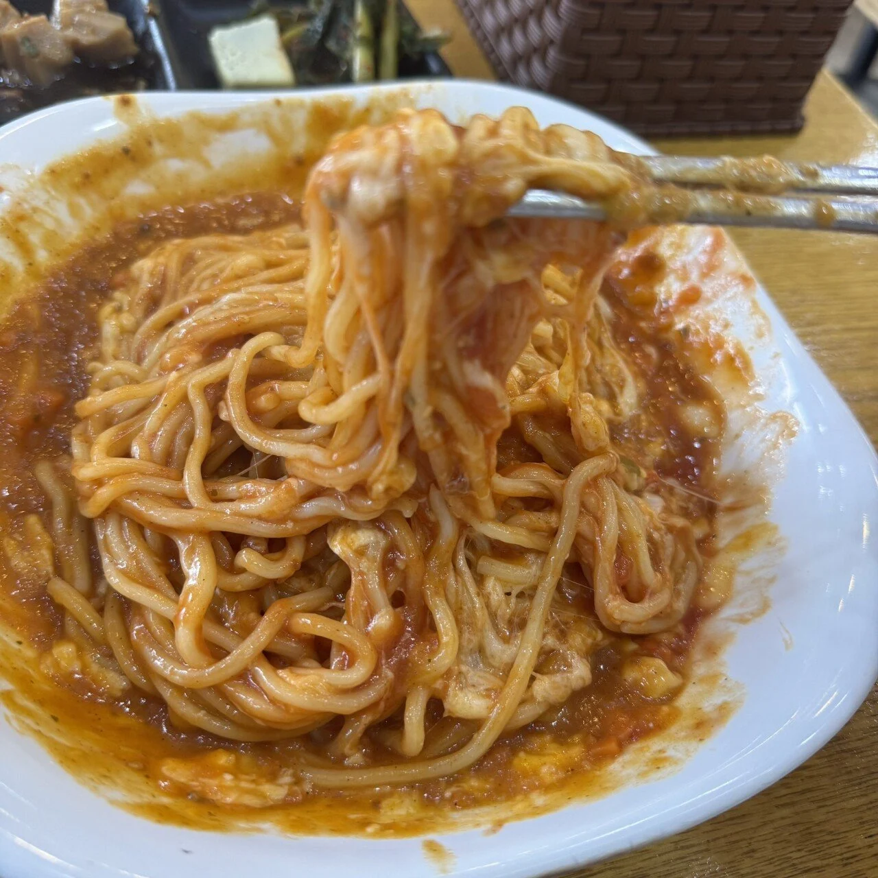 김밥천국에서 스파게티 시켜봄.jpg | 인스티즈