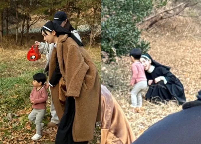 카리나, 얼굴만큼 예쁜 마음씨... 아역배우에 난로 양보하고 어부바도, 미담 나와 | 인스티즈