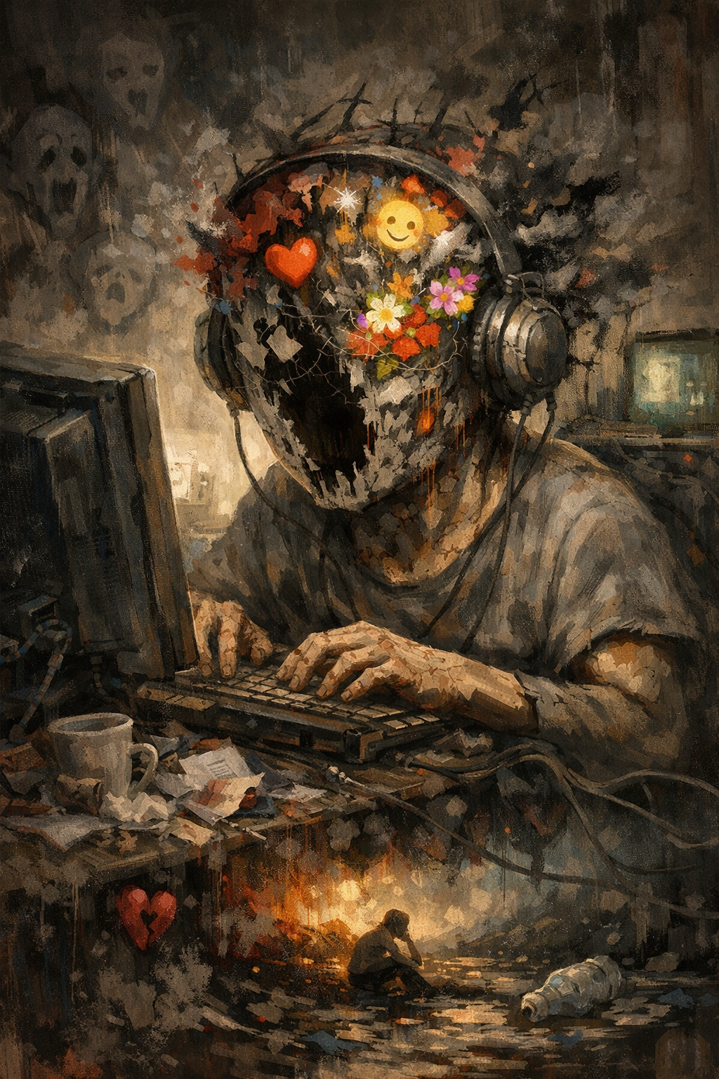 [잡담] Gpt한테 나랑 대화하며느낀 감정을 이미지로 표현해보라고 했는데 | 인스티즈