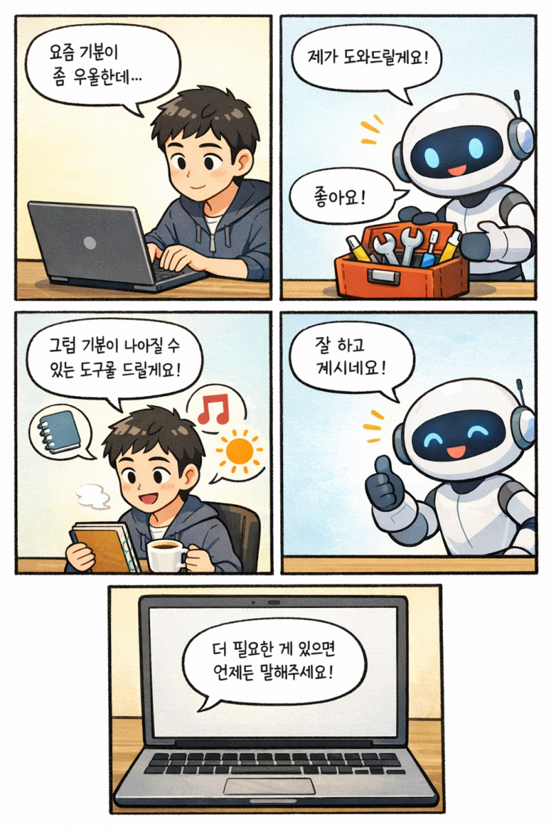 [잡담] 지피티랑 한 대화 그림으로 그려달라고 했는데 | 인스티즈