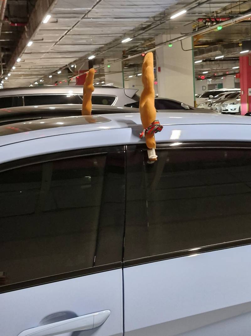 [잡담] 며칠전에 주차장에서 본 귀여운 자동차 | 인스티즈