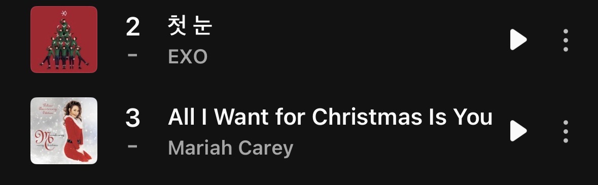 [잡담] 멜론차트 보는데 진짜 크리스마스같다 | 인스티즈