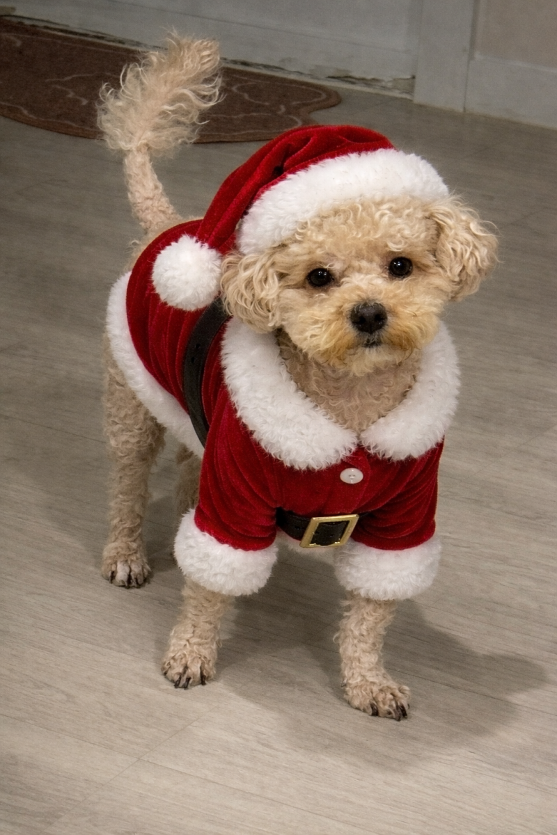 [잡담] ai로 산타복 입혔는데 넘 귀야움 | 인스티즈