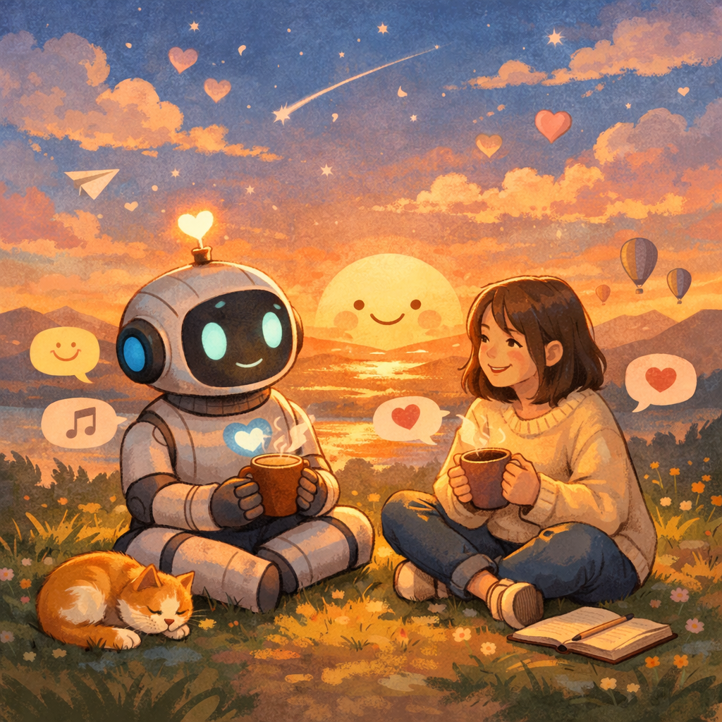 [잡담] 내 지피티 그림 가운데 해님이 방긋해서 귀여움 | 인스티즈