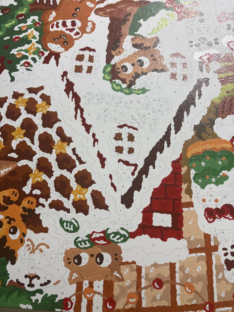 [잡담] 기분낸다고 피포페인팅 크리스마스그림 샀는데 | 인스티즈