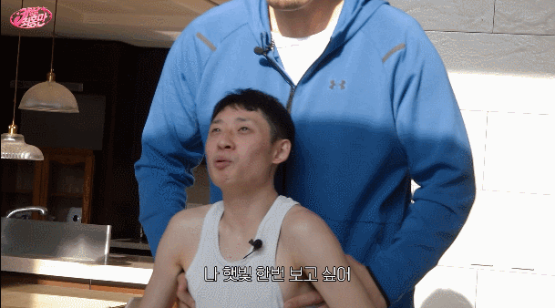 158cm 남자를 만난 217cm 최홍만의 특별한 하루 ㅋㅋㅋ | 인스티즈