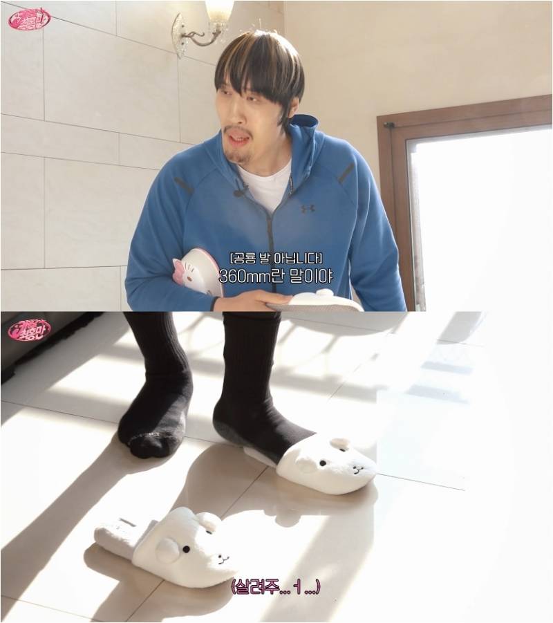 158cm 남자를 만난 217cm 최홍만의 특별한 하루 ㅋㅋㅋ | 인스티즈