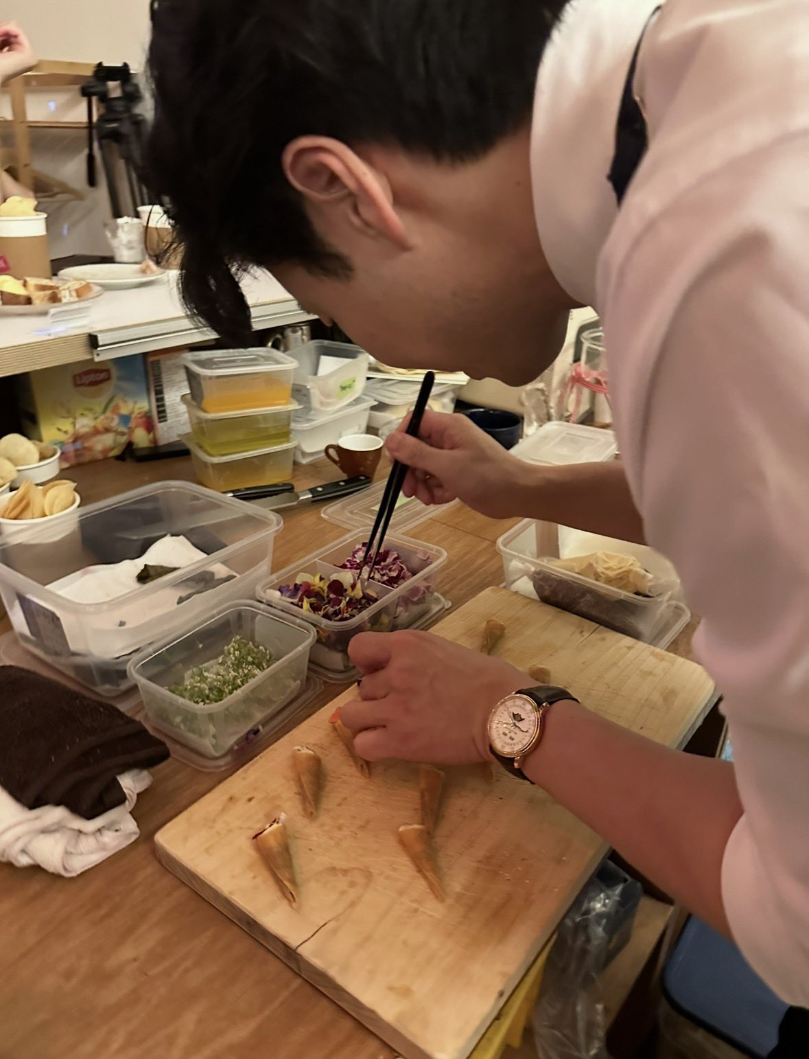 [잡담] 손종원 헬카페 행사했을 때 사진 개조으미... | 인스티즈