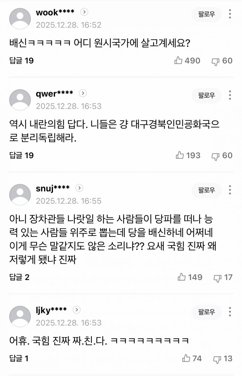 [정보/소식] 국민의힘 난리남 ㅋㅋㅋㅋㅋㅋㅋㅋㅋㅋㅋㅋㅋㅋㅋㅋ | 인스티즈