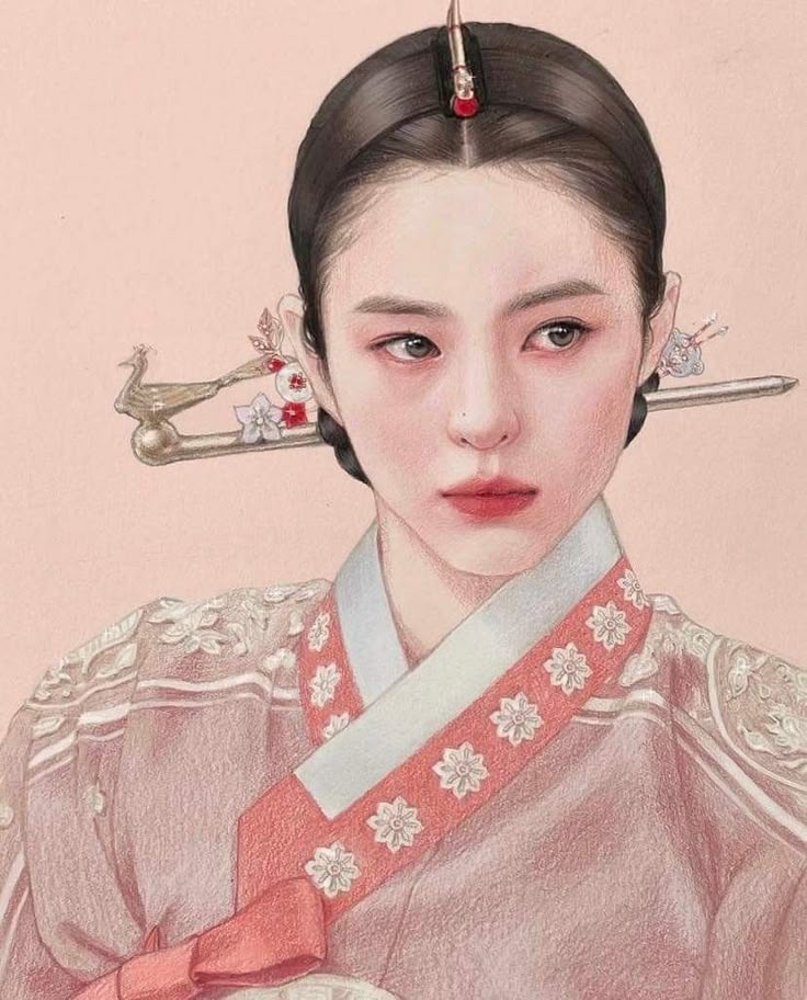 [잡담] 한복 느낌의 팬아트 느좋이야 | 인스티즈