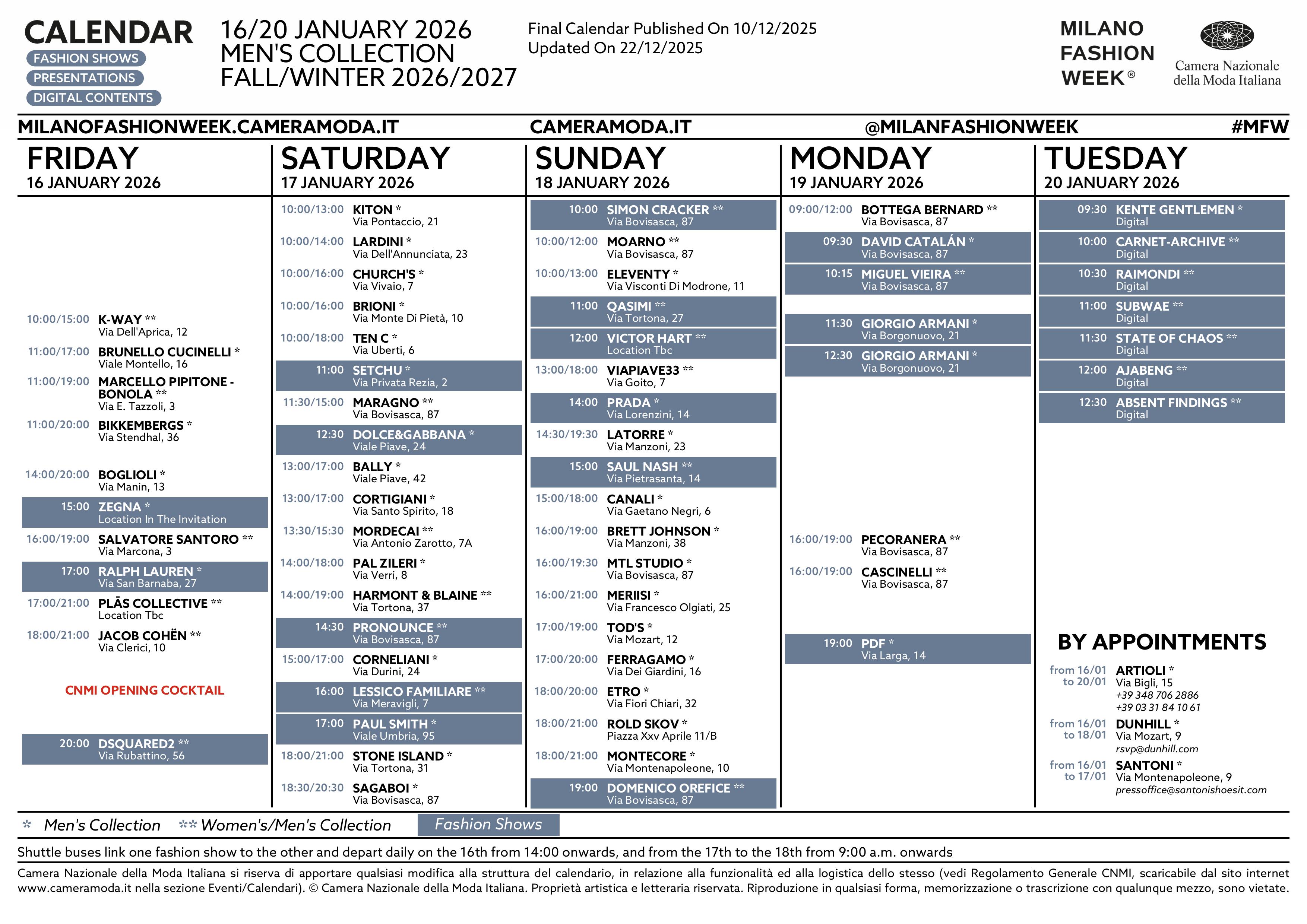 [정보/소식] 밀라노 파리 F/W 패션위크 일정 | 인스티즈
