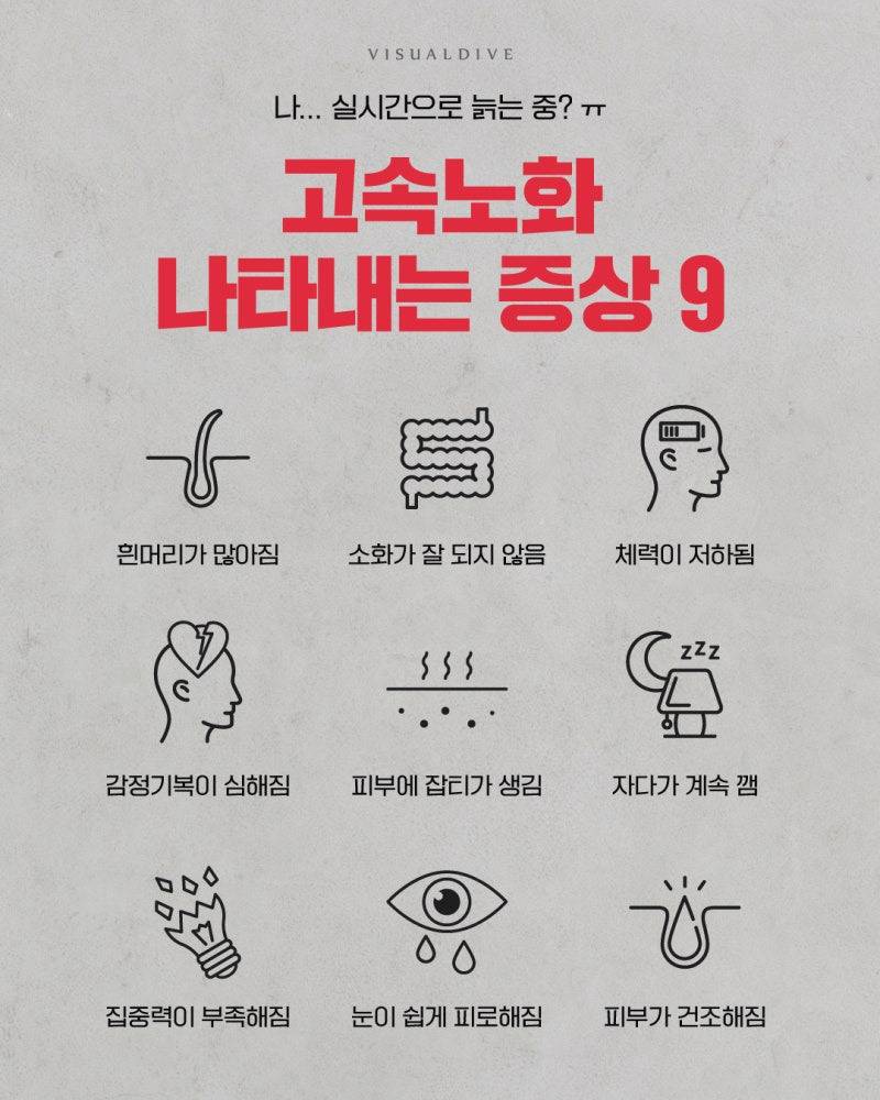 고속노화 나타내는 증상이라는데 | 인스티즈
