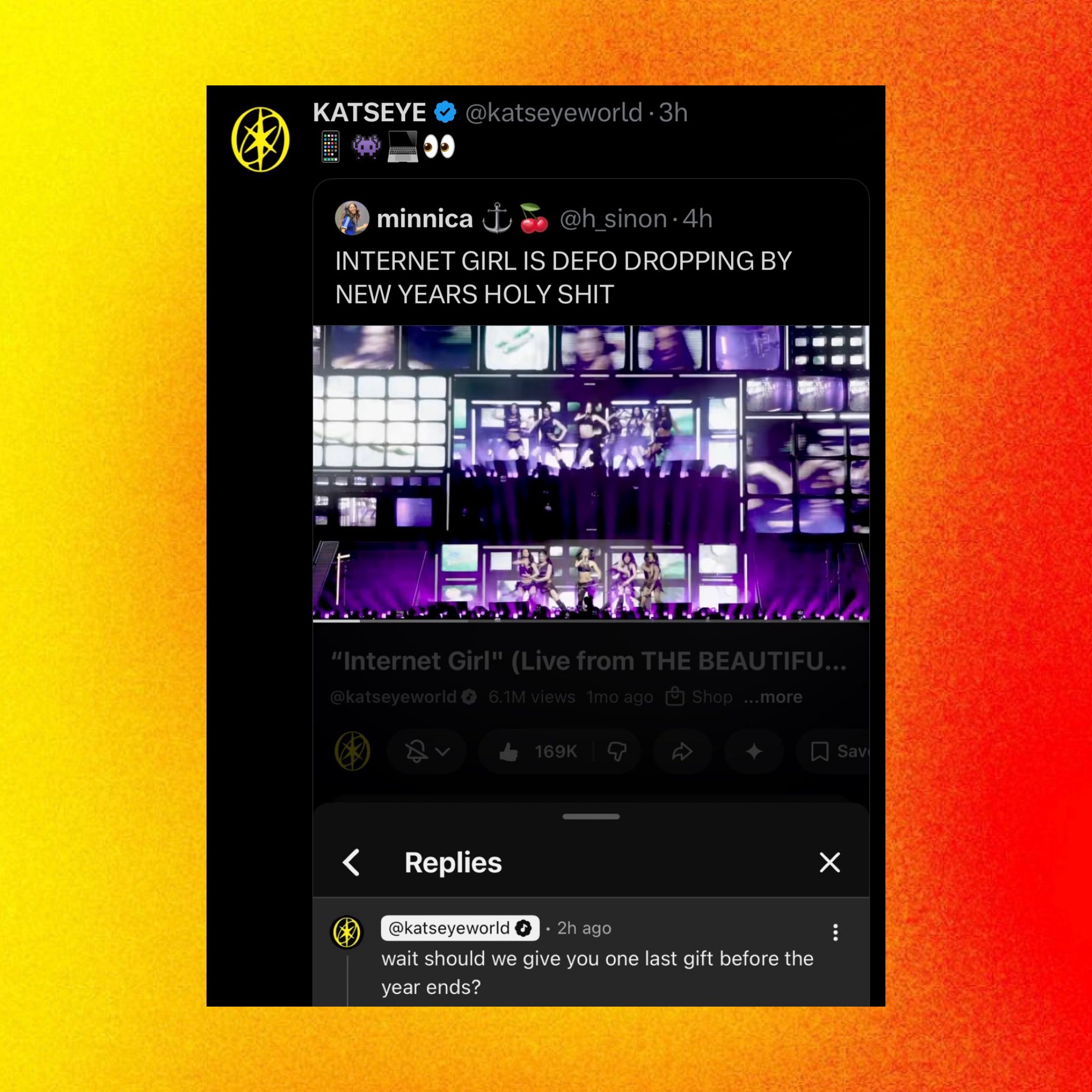 [잡담] 캣츠아이 신곡 인터넷걸 발매되나봐 | 인스티즈
