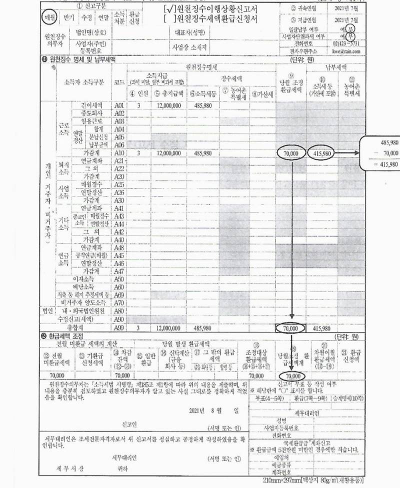 [잡담] 원천세 지방세 신고 질문있어..ㅠ | 인스티즈
