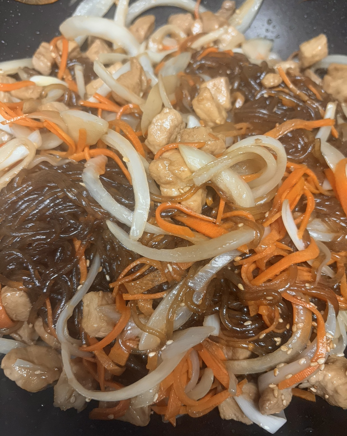 [잡담] 흑백 요리사 보면서 잡채 만들엇는데 고기가 웃김, | 인스티즈