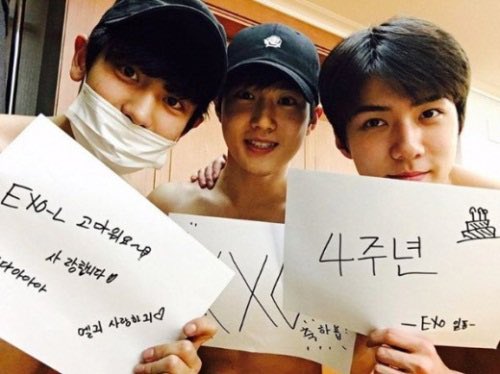 [잡담] 엑소 4주년짤 이거 너무 좋음 | 인스티즈