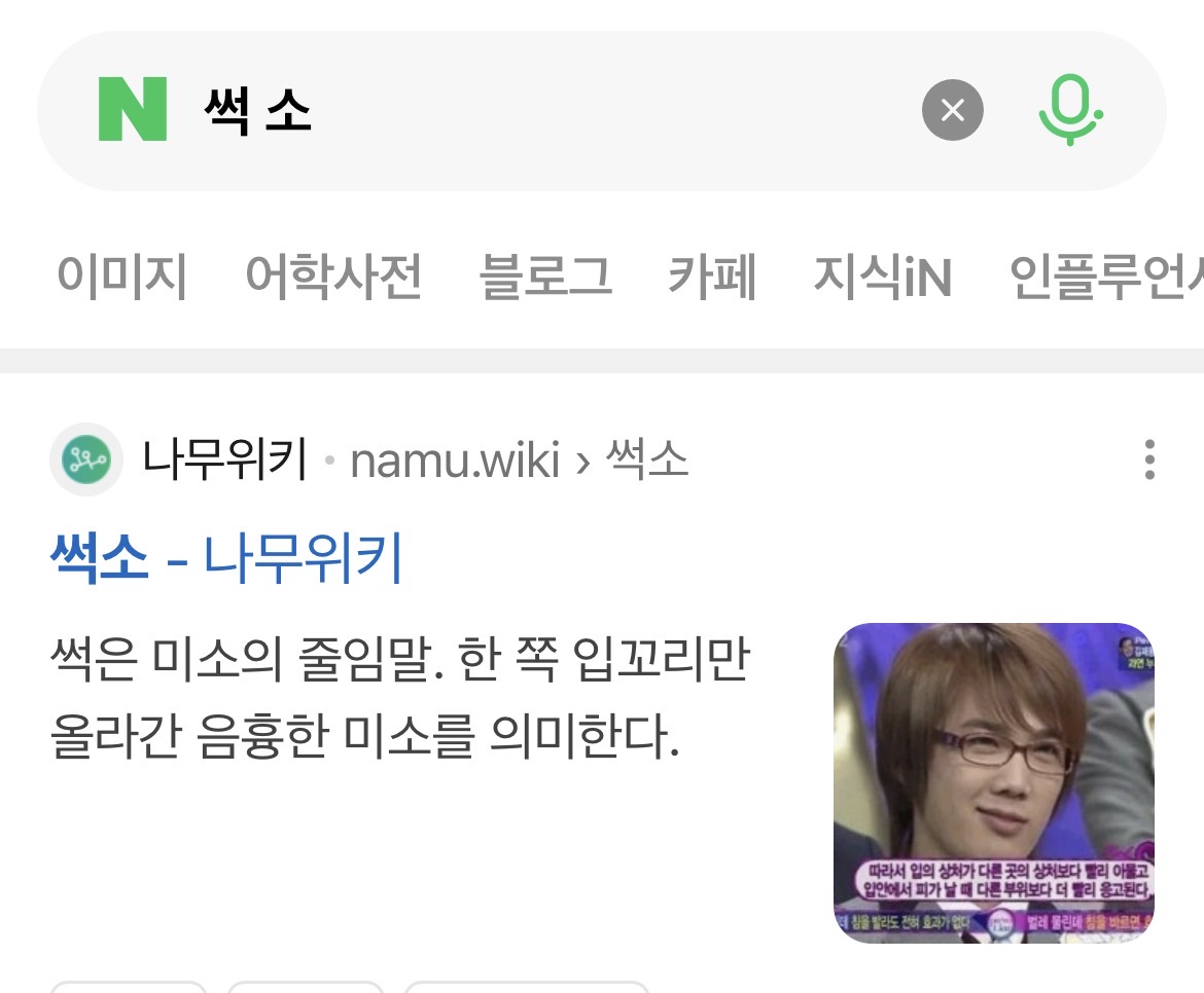 [잡담] 와 썩소 줄임말인지 몰랐어 | 인스티즈