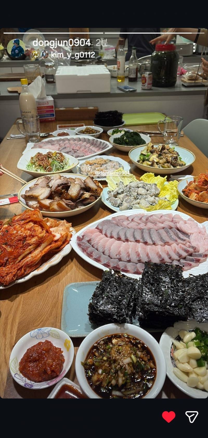 [잡담] 진짜 동준이네 집밥상 훔쳐오고싶어 | 인스티즈