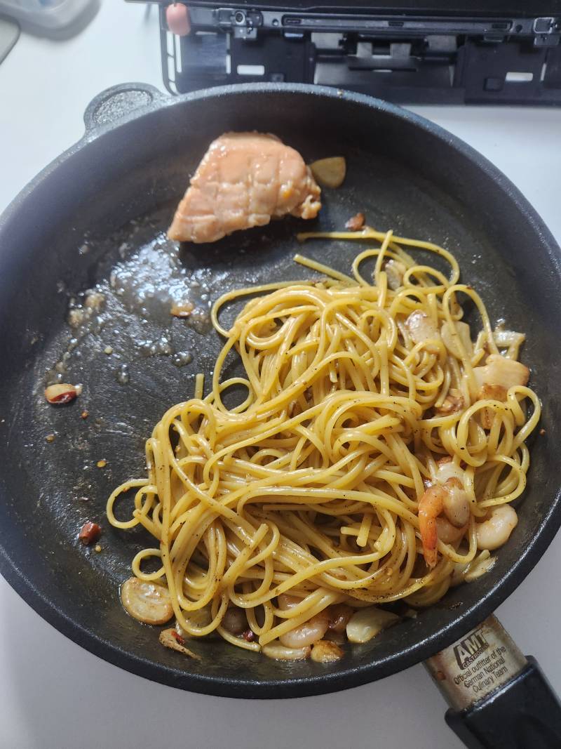 [잡담] 내가 만든 인생 첫 알리오 올리오! | 인스티즈