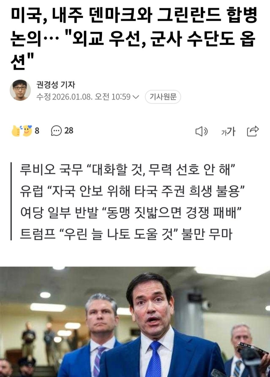 [잡담] 트럼프 진짜 미친것같음.. 다음주에 덴마크랑 그린란드 합병 논의 | 인스티즈