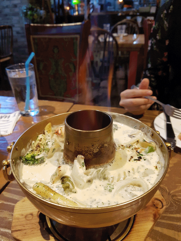 다양한 파스타의 신세계! 신선로 파스타 gifjpg | 인스티즈