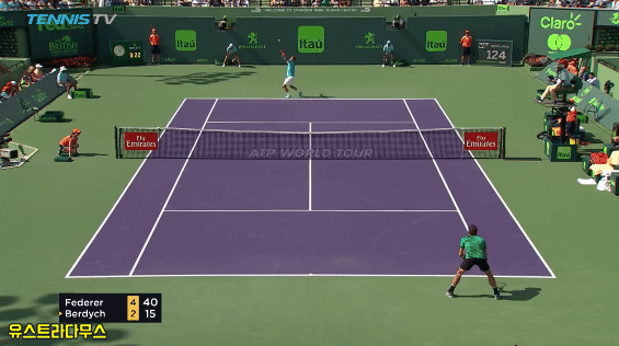 페더러 드롭샷 레전드.gif | 인스티즈