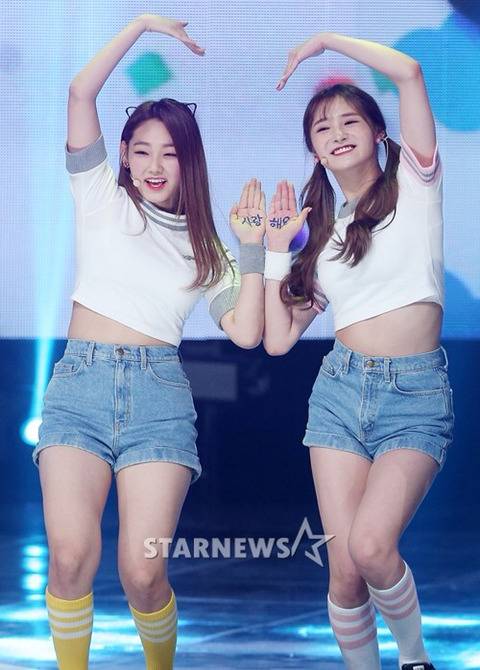 정체불명의 유닛을 결성했던 두 멤버jpgif (아이오아이) | 인스티즈