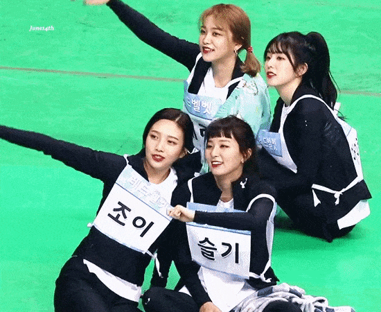 아육대에서 미쳐버린 레드벨벳...gif | 인스티즈